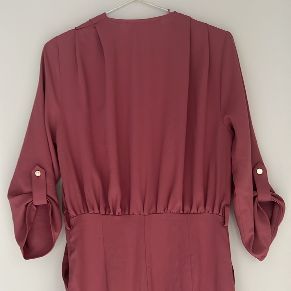 NWT Zara Crossover Wrap Jumpsuit - Picture 9 of 9